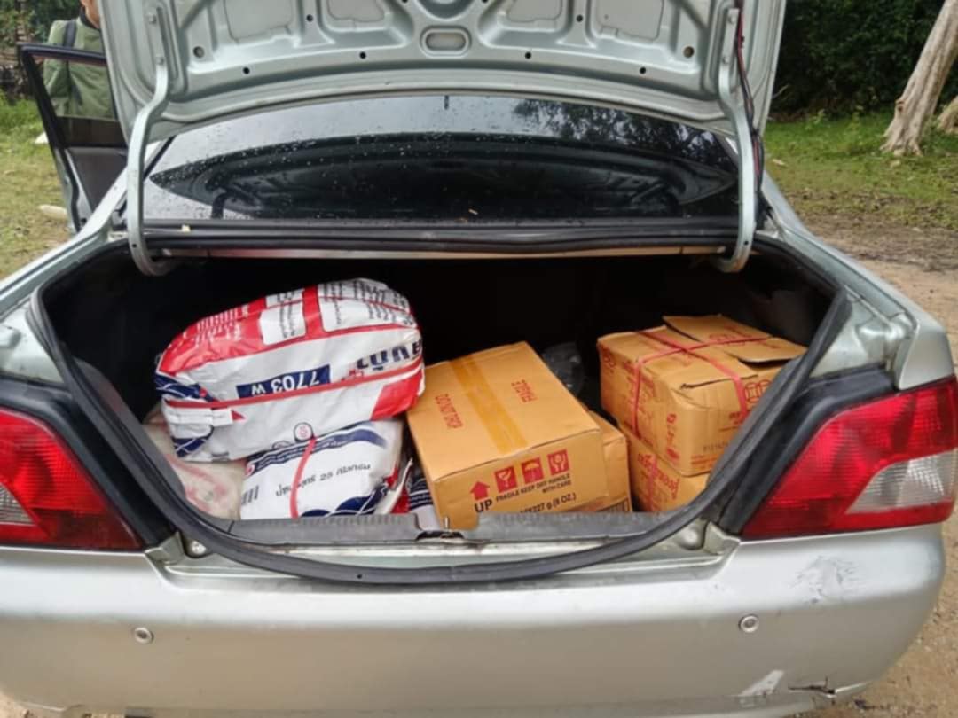 东:普通行动部队在兰斗班让起获从泰国走私入境大马的杂货,价值约1万令吉。