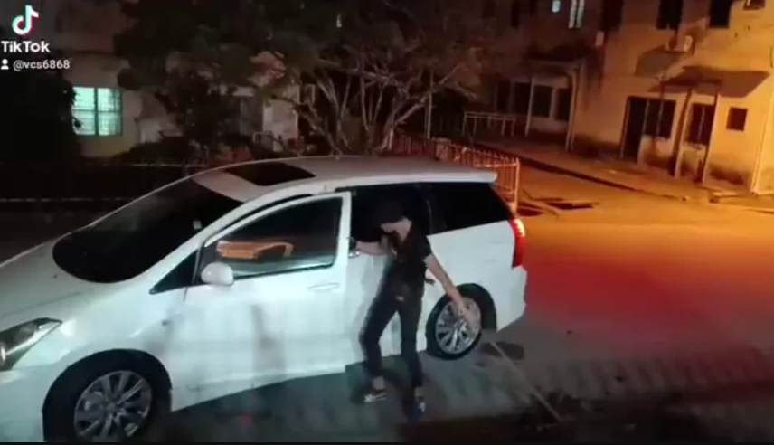 东:结伙偷电缆被揭发 7男驾2车慢悠悠离开