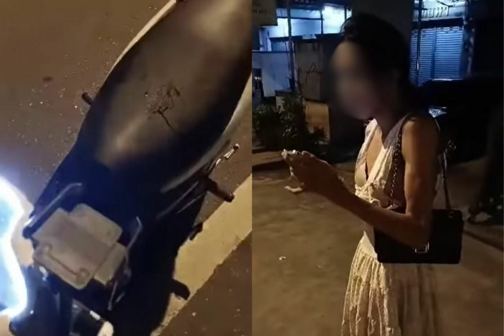 供星洲网曼谷电召摩托凌晨载客 ,“女乘客”小便浸湿骑士裤子