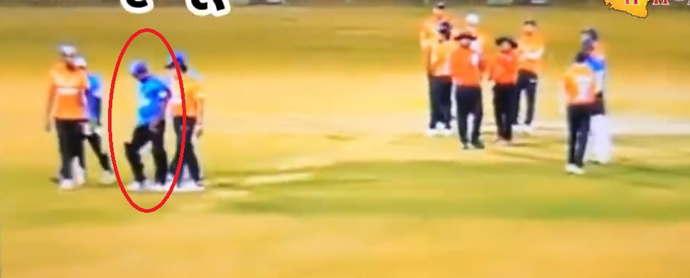 击球后感胸痛获准退场 35岁球员走到一半倒地猝死