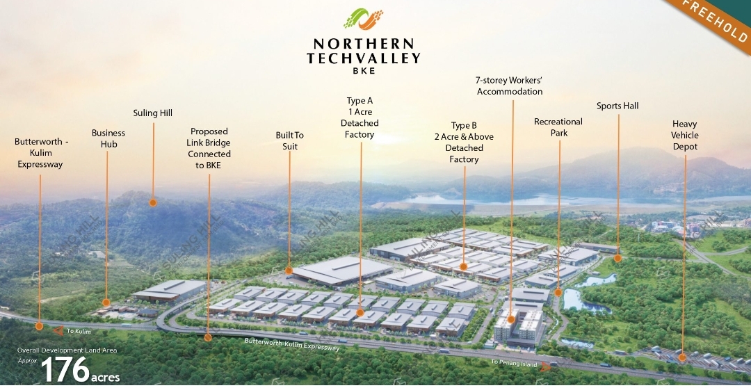 (大北马)舒宁顶山脚地段将被打造成北部科技谷工业园,游客仍可继续到访舒宁顶