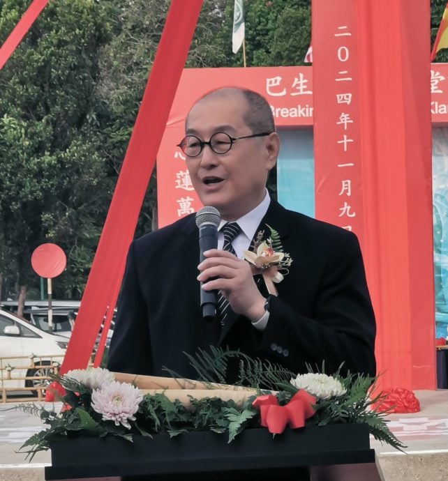 大都会早报头/巴生慈济静思堂今早举行动土典礼,逾2000人见证,同沾法喜