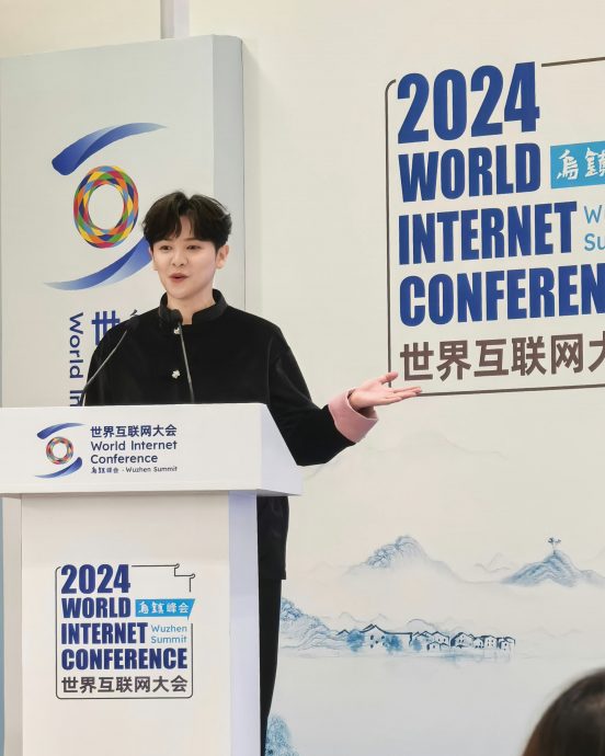 尤长靖代表大马登国际峰会演讲 用音乐搭建马中文化交流