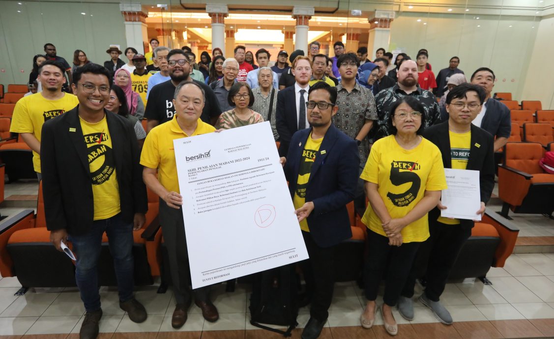 已签/净选盟:五任首相比拼 安华第三 依斯迈最佳 团结政府只有45.8分拿“D”