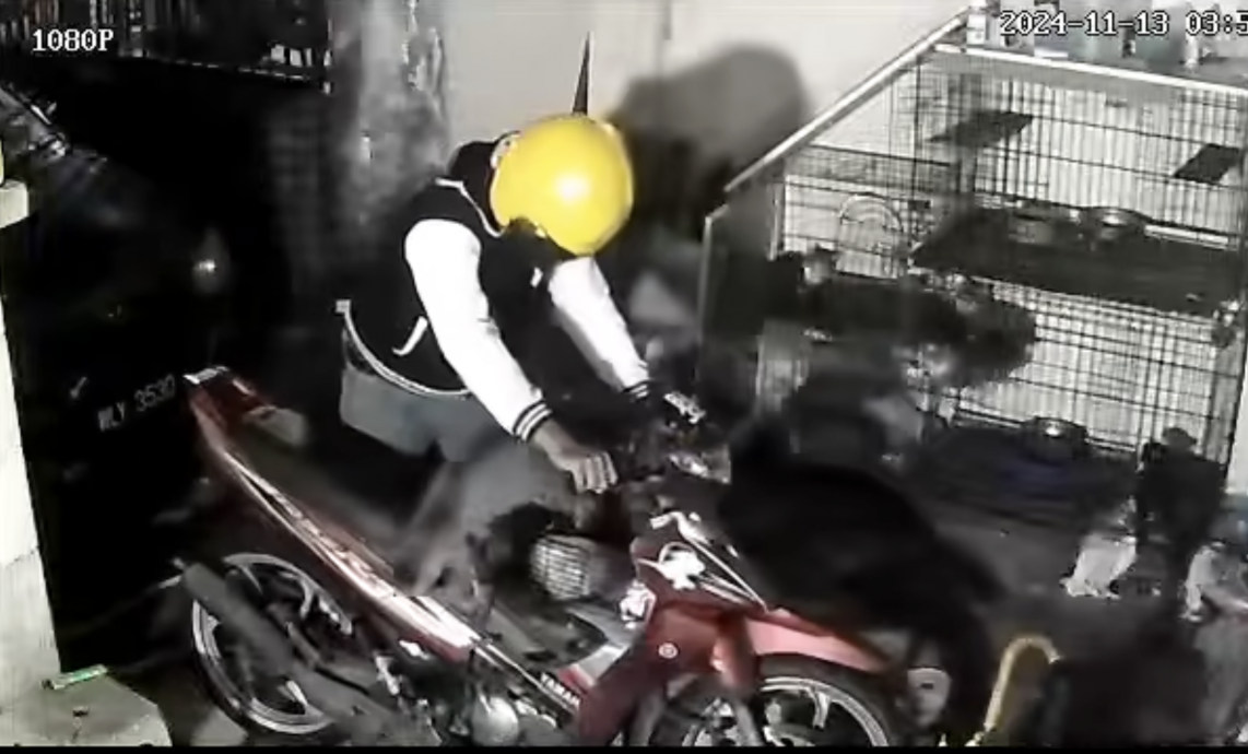 已签发(版2头)大都会:不速之客上门,屋主的“双重保护”得以保住摩托车免被偷/3图