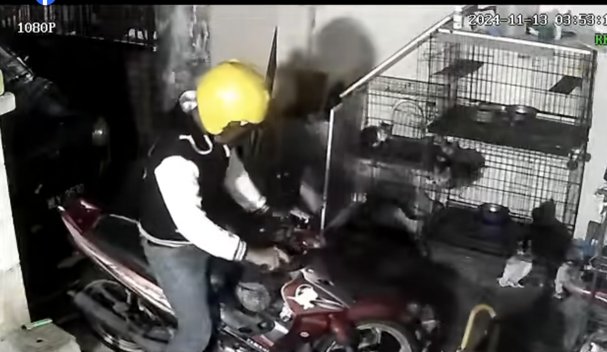 已签发(版2头)大都会:不速之客上门,屋主的“双重保护”得以保住摩托车免被偷/3图