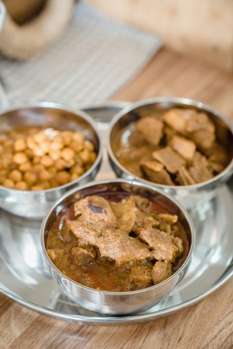 扁担饭1免费配料刚好用完 顾客当场说不要打包了!