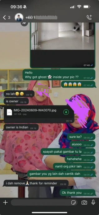 有“幽灵”坐在楼梯? 单位出租照吓坏租客