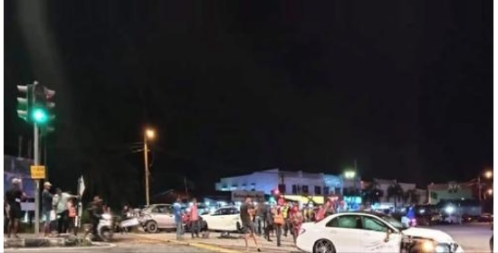 涉怡保北海路7车车祸 遭群殴男子已录供助查