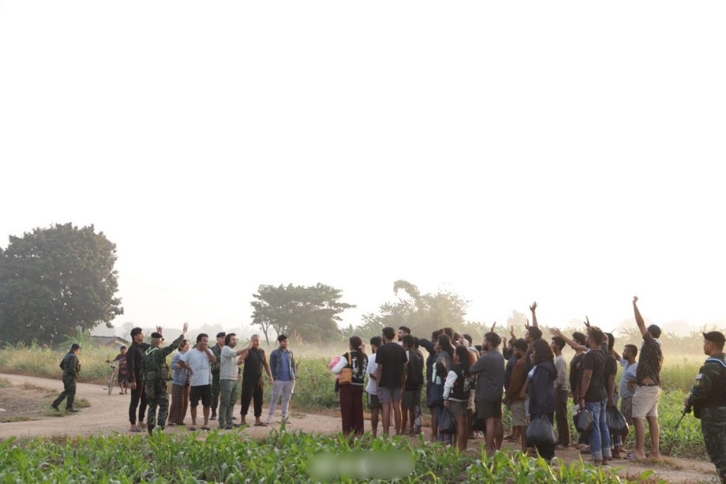 被中国团伙骗至缅甸工作!泰国军队紧急救助39名外国人