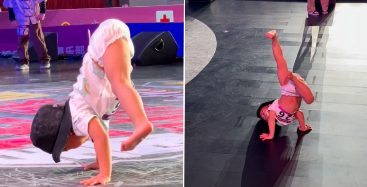 视频|3岁男童穿尿片跳街舞爆红 “尿都控制不住却控制全场!”