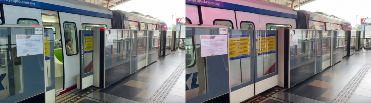 视频|Monorail站台屏蔽门恢复运作 网民:等了10年!