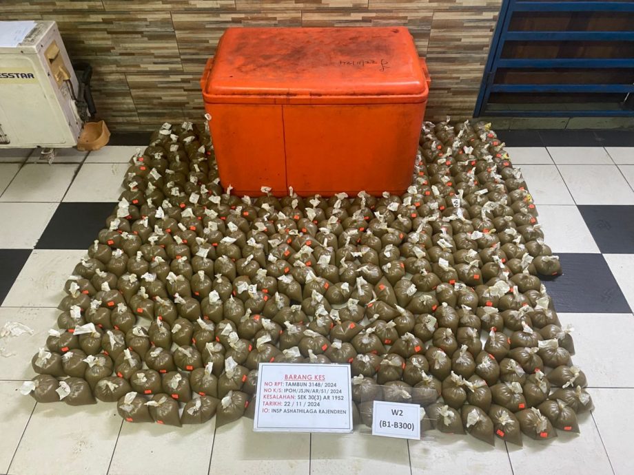 警捣民宅捕6男 起3000包哥冬水350公斤哥冬叶