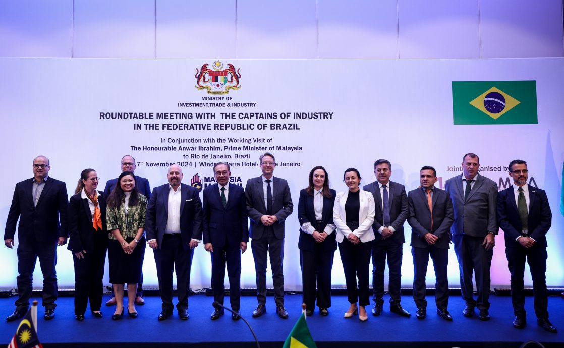 译稿马新社:安华访巴西