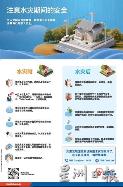 霹3河水位超出正常水平 各县下周雷雨 提高戒备