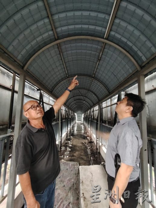 霹:第二版头/巴占大路行人桥脏乱 已获关注将处理
