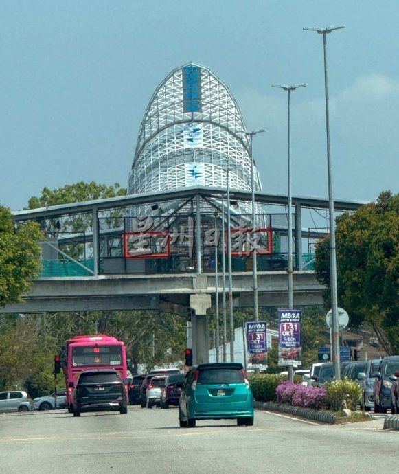 仙特拉天桥装置桥顶设计 令人眼前一亮