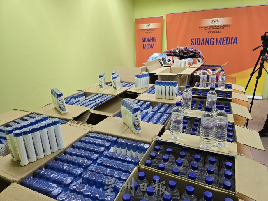 (古城第三版主文)甲内贸局今年迄今充公逾值逾80万令吉各类赝品