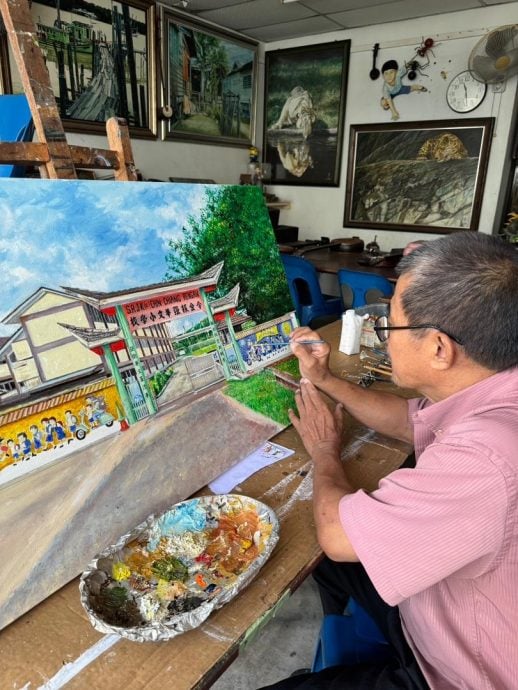 配合振强华小105周年校庆 吴鸿文12月13日至15日办画展