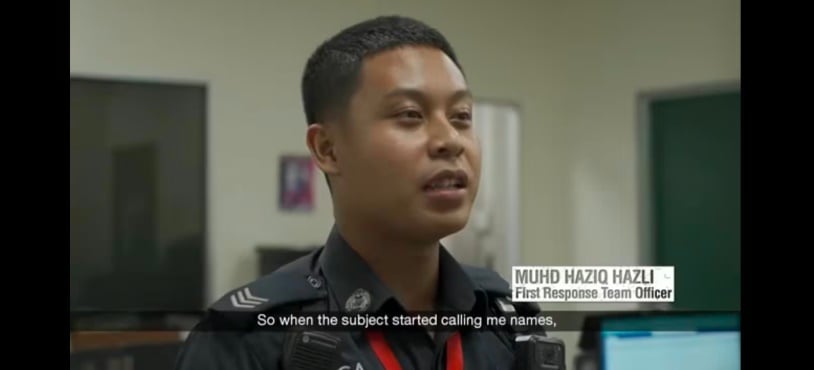 (已签发)柔:狮城二三事:男子辱骂关卡人员 过程视频曝光引关注