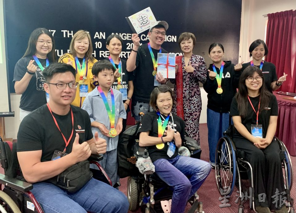 ns波德申:陈丽群以残障父亲为例,鼓励残障者不要向命运低头