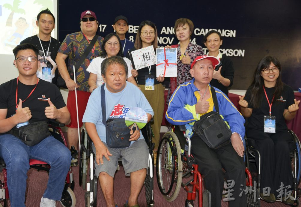 ns波德申:陈丽群以残障父亲为例,鼓励残障者不要向命运低头
