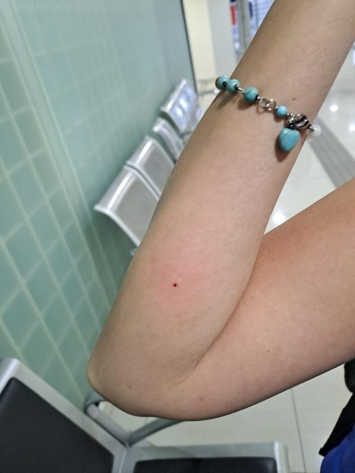 UTC椅子暗藏针头遭刺伤 女子:警方称小事无需报案!