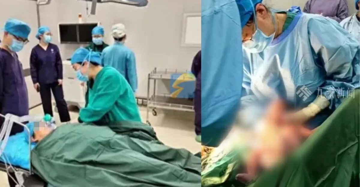 60岁高龄产妇成功剖腹产 母子平安引关注
