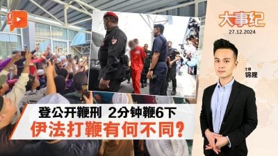 近百人目睹登公开鞭刑 2分钟鞭6下 伊法打鞭有何不同？