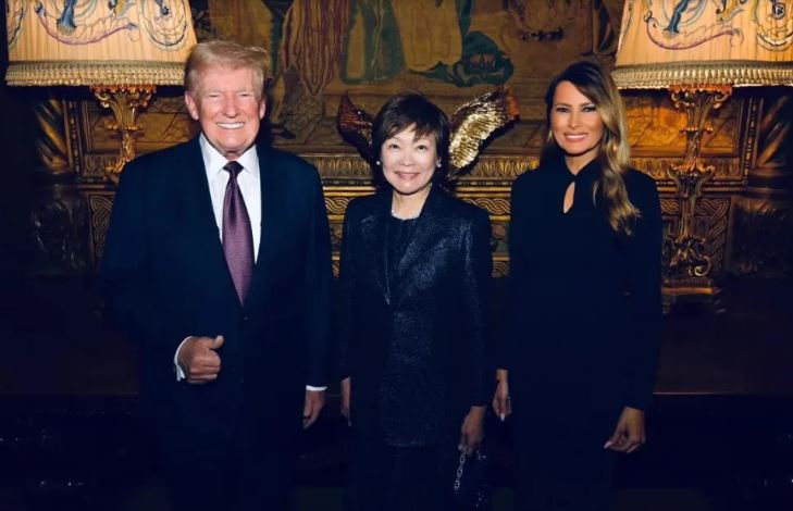 不见石破茂,先见安倍遗孀──特朗普夫妇设宴款待昭惠