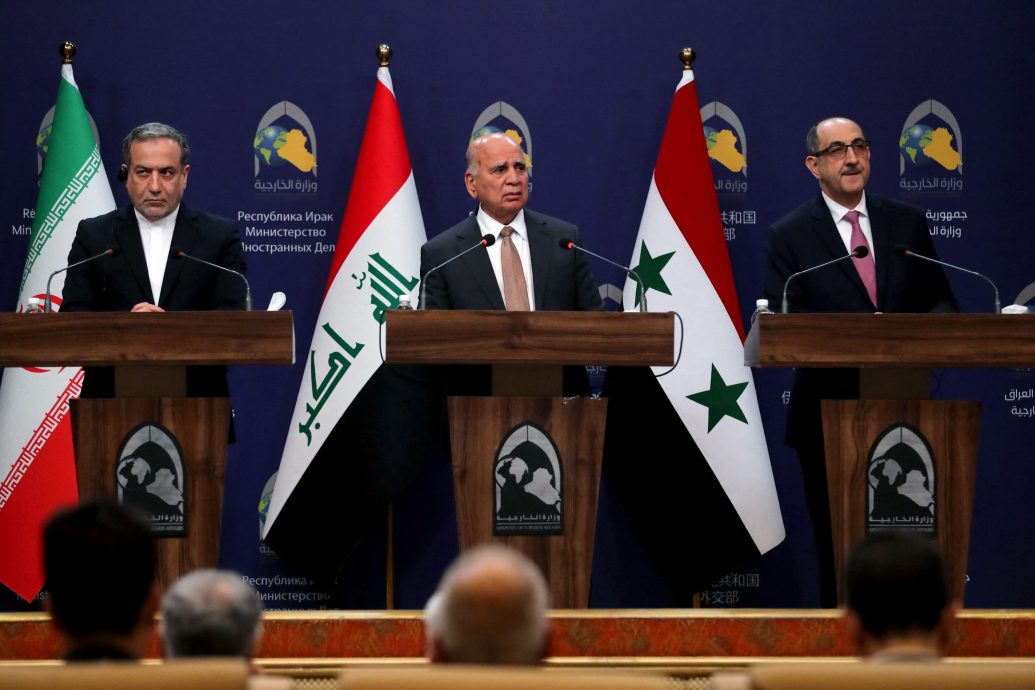 伊拉克、叙利亚和伊朗外长呼吁通过和平方式解决叙利亚问题