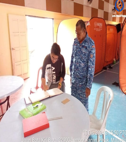 剩中霹34灾黎 近打县2疏散中心关闭