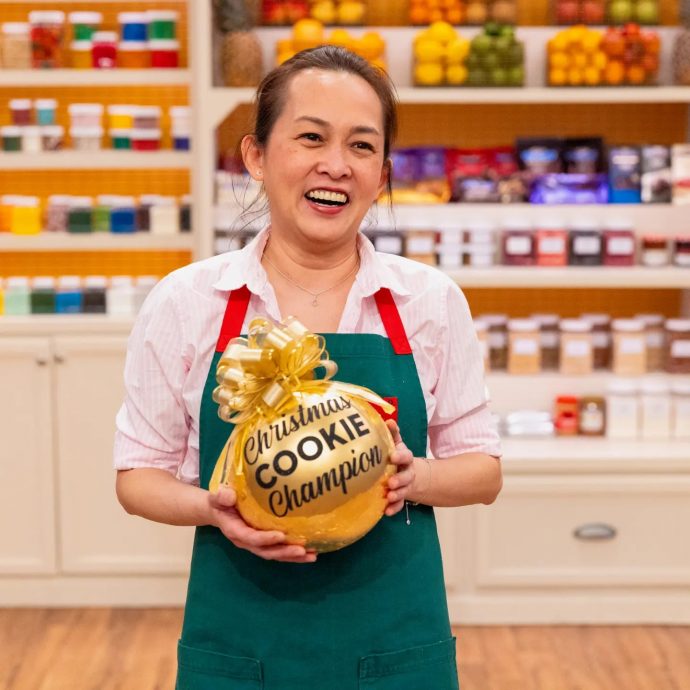 参加美国电视圣诞饼干烘焙赛 大马妈妈夺冠赢得RM44K