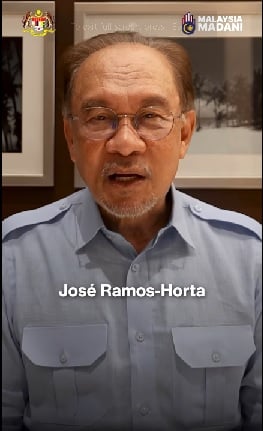 安华脸书祝东帝汶总统生日快乐