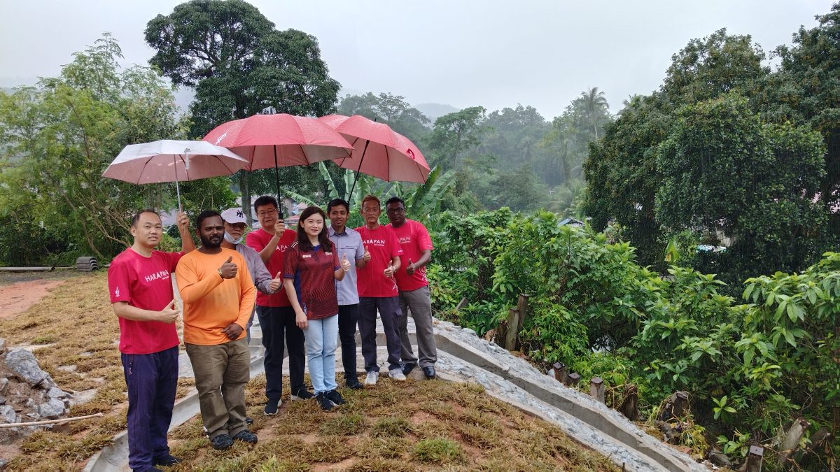 峇都柏让佳兴都庙5万工程竣工 解决水土流失问题