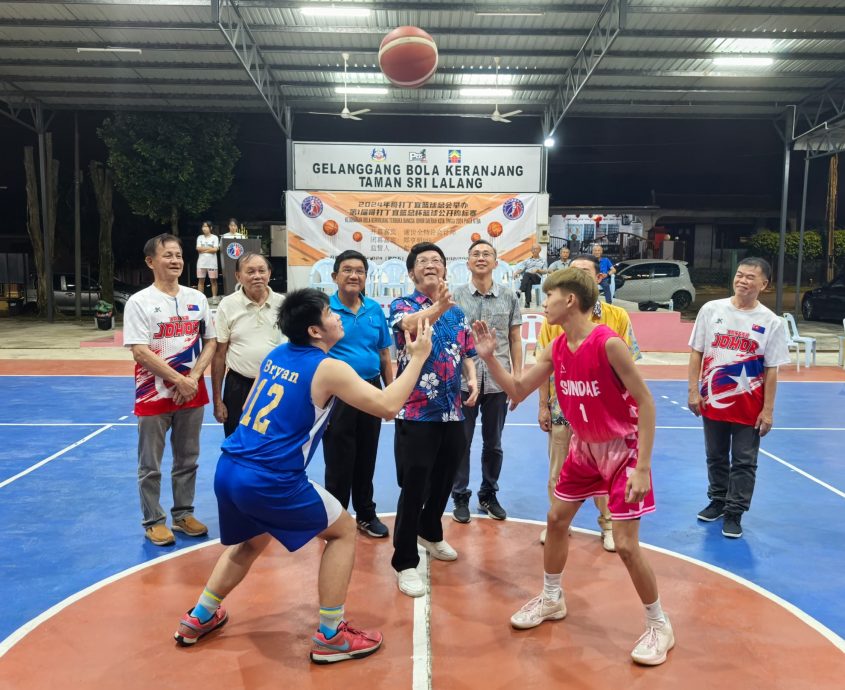 *已签发* 柔:哥打丁宜篮球总会主办 “2024年第一届哥打丁宜篮总杯篮球公开锦标赛”开幕场面热