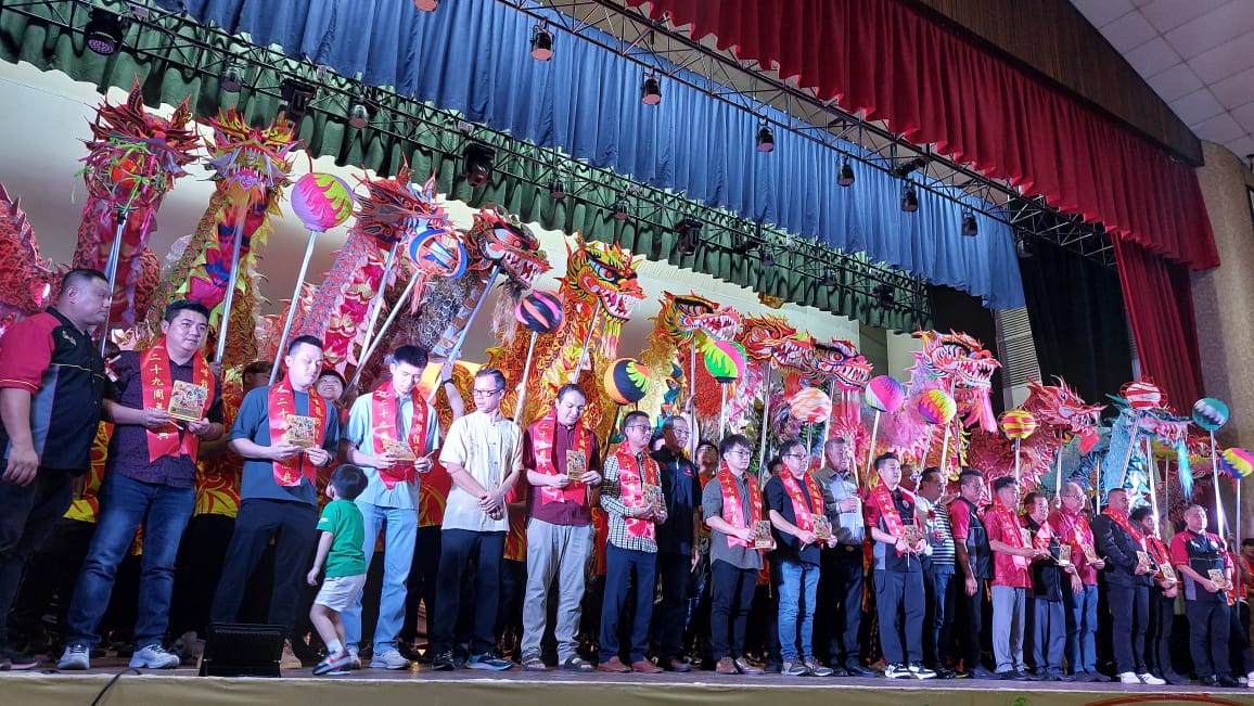 **已签发**柔:高峰体会提供支援,蔡永福:望更多学校成立龙狮团