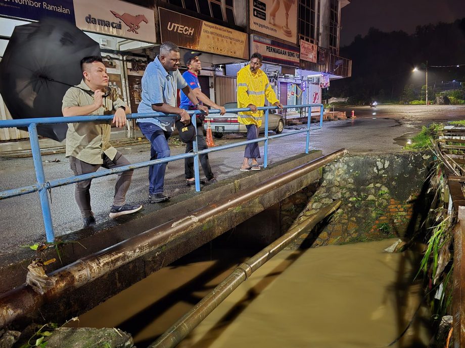 汝来旧街豪雨成灾  降雨量高是肇因之一