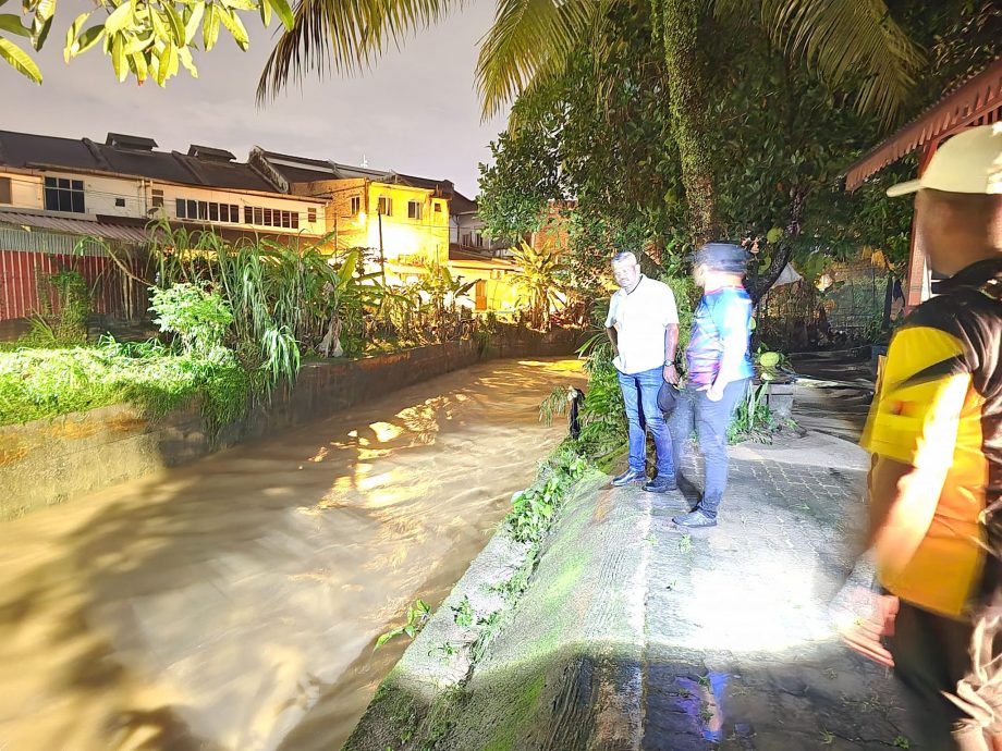 汝来旧街豪雨成灾  降雨量高是肇因之一