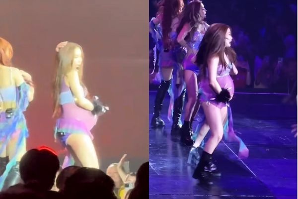 泰女团成员护10月孕肚唱跳 全网看傻眼:太拼了!