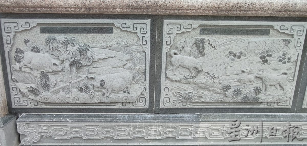 耗13万春节新打卡点 安顺福顺宫圣公石雕迎客来