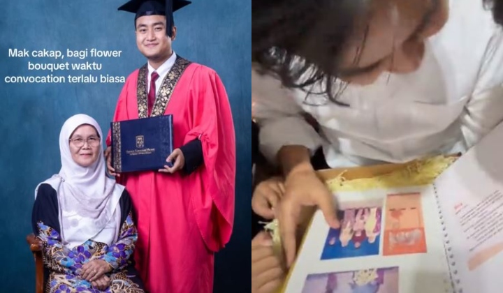 视频|23年成长照片集 母送爱儿最暖心毕业礼物！