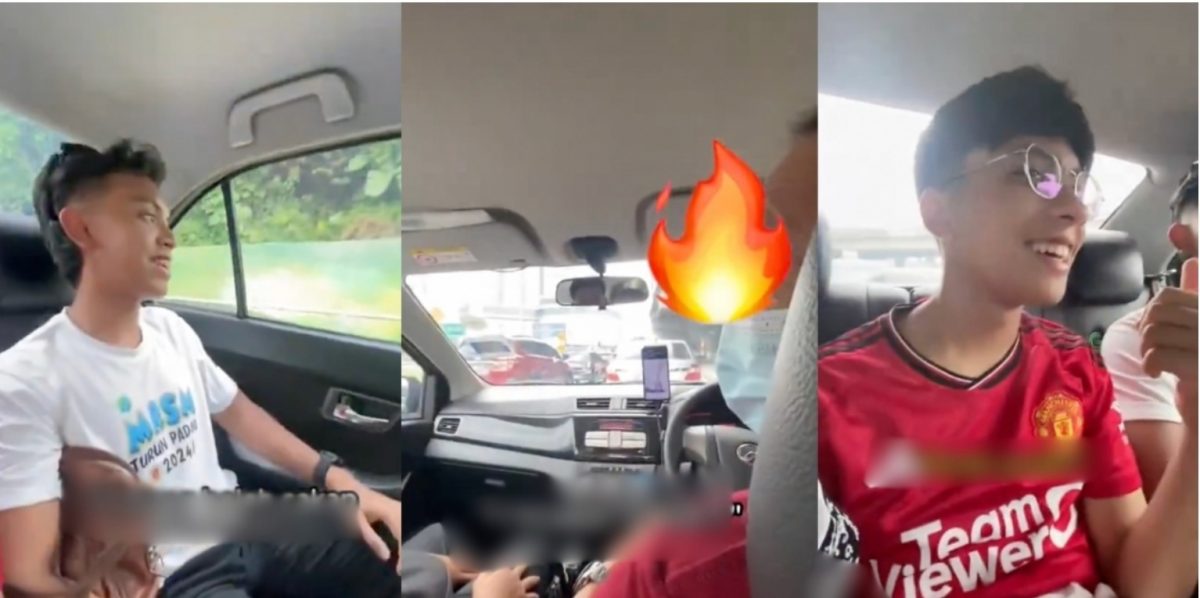 视频|载到4通晓华语巫裔青少年 电召车司机赞叹:我要买万字了