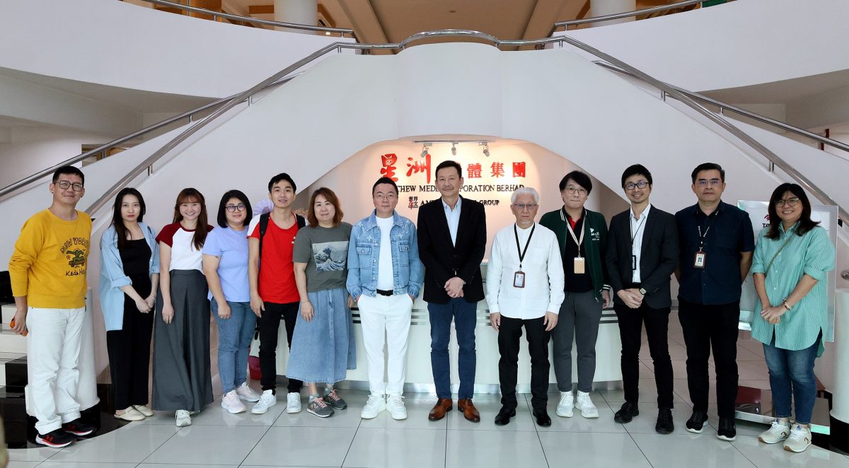 请交维振//下新闻版//拜访星洲：千年媒体与晟创娱乐