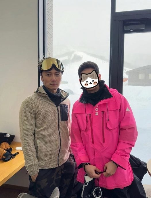 谢霆锋三代同堂游日本 狄波拉夹娃娃获孙封“神奇嫲嫲”