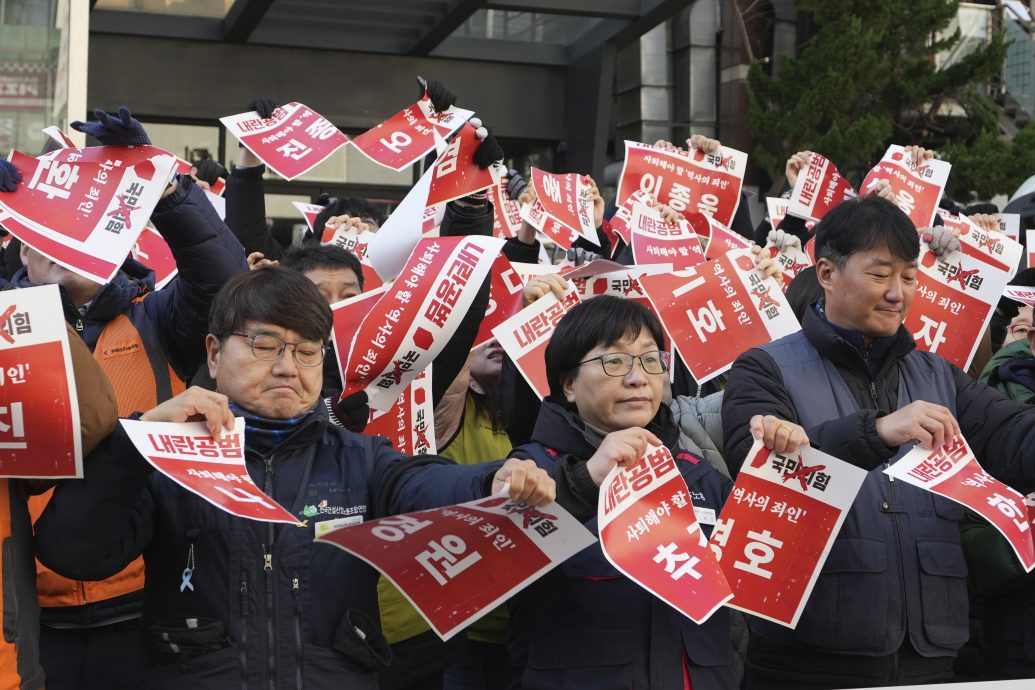 韩执政党续掌权 在野党抨击“二次政变”