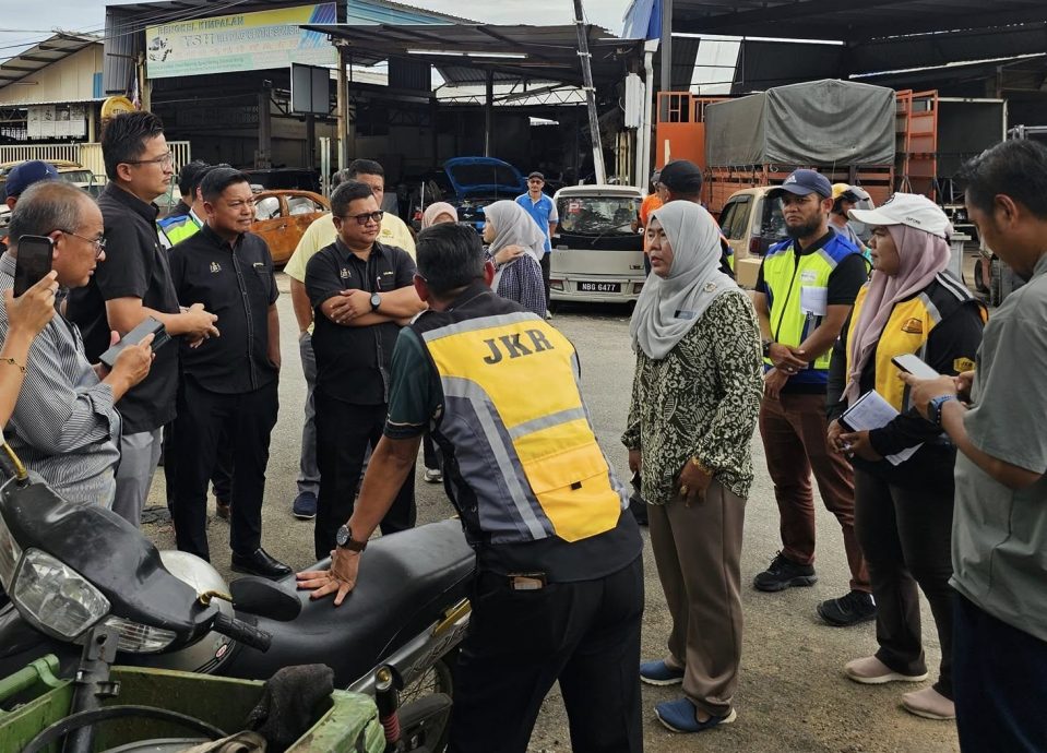 (古城封面主文)玛琳再也工业区清沟行动持续防水灾