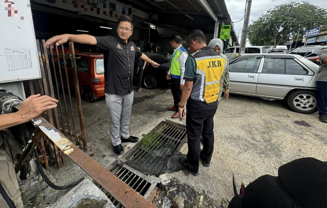 (古城封面主文)玛琳再也工业区清沟行动持续防水灾
