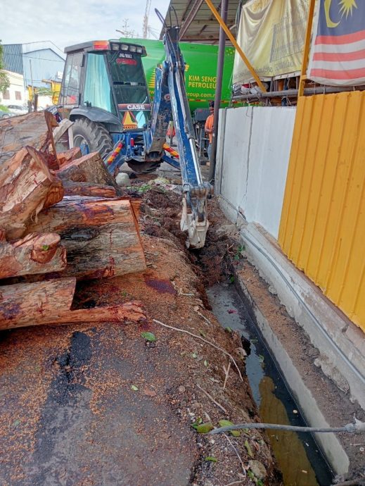 (古城封面主文)玛琳再也工业区清沟行动持续防水灾