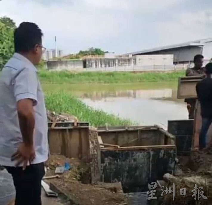 玛琳再也水泵屋即日起增加3个水闸门,改善格西当州选区水灾